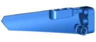 LEGO® los onderdeel Technisch Paneel in kleur Blauw 64393